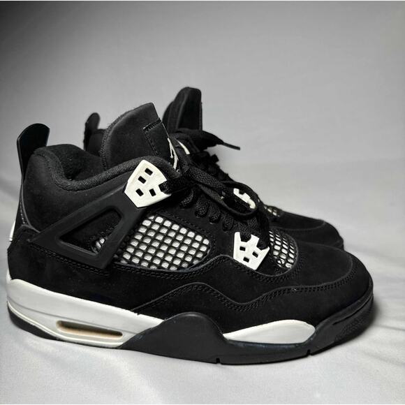 Size 6 - Nike Air Jordan 4 Retro GS White Thunder Men\'s Shoes Ships Now main image 9